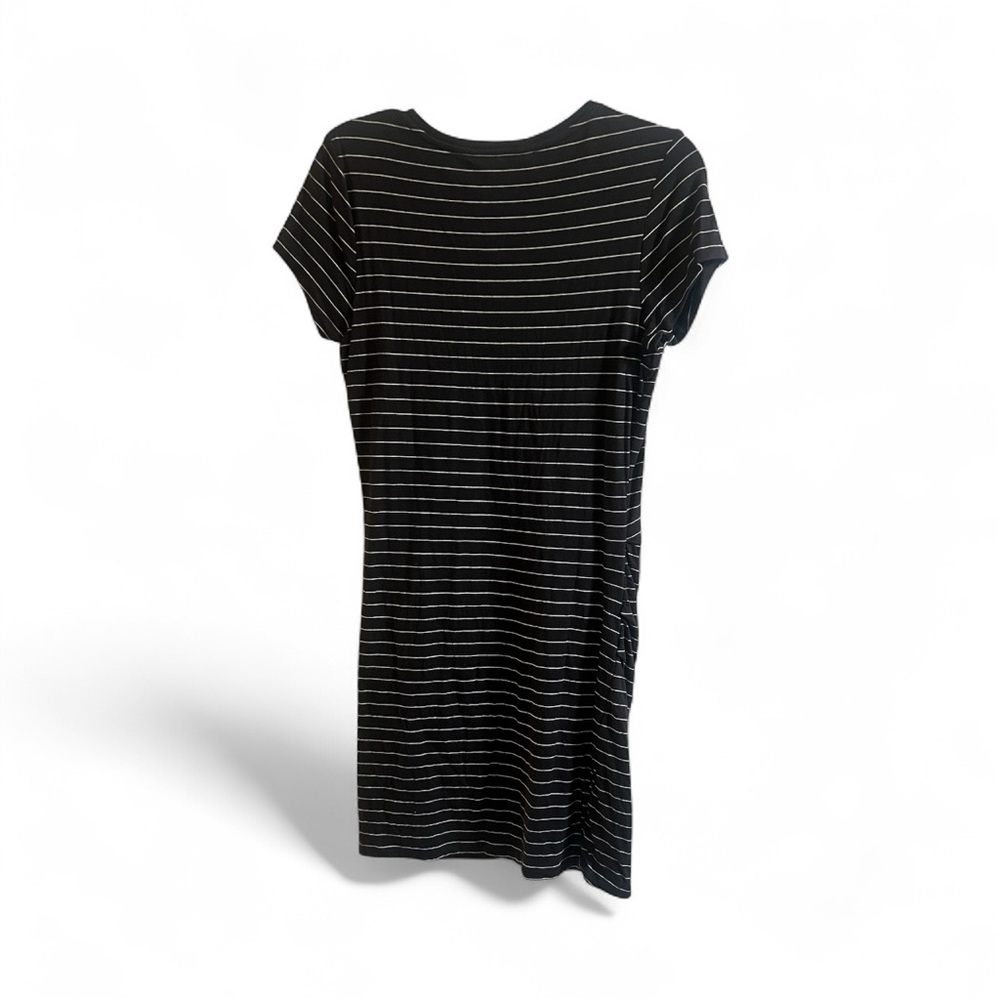 Athleta Black and White Striped Midi Dress - Picture 2 of 3